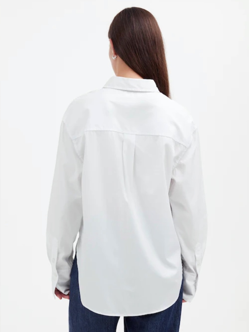 Madewell Relaxed Button-Up Shirt - White - Picture 4 of 8